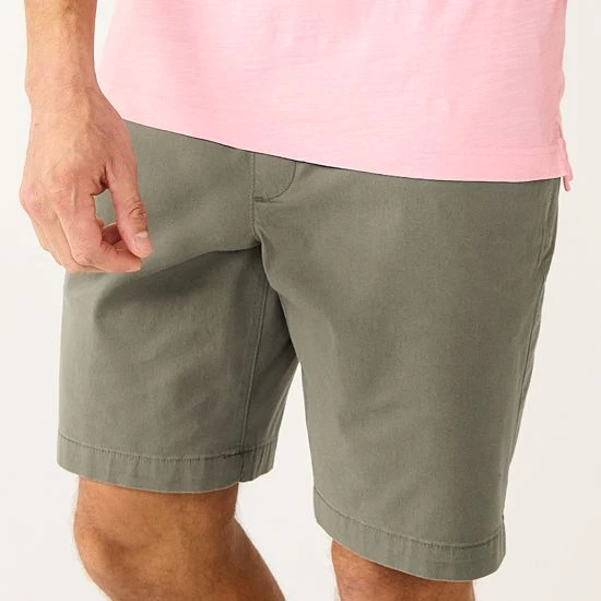 Men's Sonoma Goods For Life® 9-Inch Flexwear Flat-Front Shorts Gray 10 Men's Sonoma Goods For Life® 9-Inch Flexwear Flat-Front Shorts Gray - Image 8