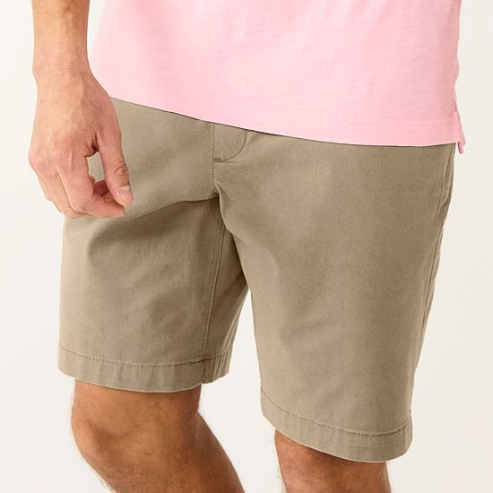 Men's Sonoma Goods For Life® 9-Inch Flexwear Flat-Front Shorts Gray 13 Men's Sonoma Goods For Life® 9-Inch Flexwear Flat-Front Shorts Gray - Image 11