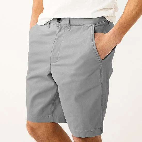 Men's Sonoma Goods For Life® 9-Inch Flexwear Flat-Front Shorts Gray 15 Men's Sonoma Goods For Life® 9-Inch Flexwear Flat-Front Shorts Gray - Image 13