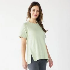 Women's Sonoma Goods For Life® Supersoft Short Sleeve Tunic Light Green 24 Women's Sonoma Goods For Life® Supersoft Short Sleeve Tunic Light Green -Sonoma Goods For Life Shop unnamed file 2829