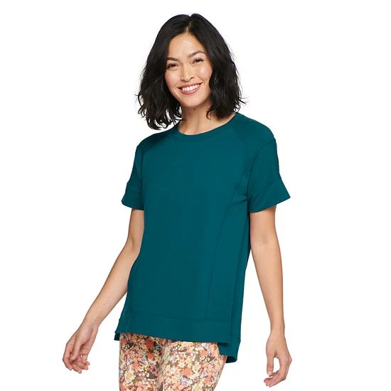 Women's Sonoma Goods For Life® Supersoft Short Sleeve Tunic Light Green 10 Women's Sonoma Goods For Life® Supersoft Short Sleeve Tunic Light Green - Image 8