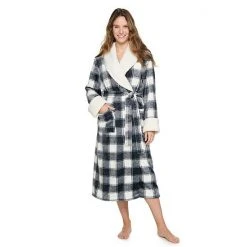 Petite Sonoma Goods For Life® Plush Long Robe Gray Leopard -Sonoma Goods For Life Shop unnamed file 2878