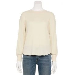 Petite Sonoma Goods For Life® Mockneck Waffle Top Captivate Gray -Sonoma Goods For Life Shop unnamed file 2891