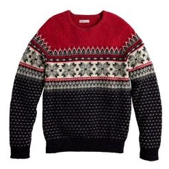 Men's Sonoma Goods For Life® Winter Fair Isle Sweater Red Navy Fairisle -Sonoma Goods For Life Shop unnamed file 2899