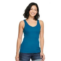 Women's Sonoma Goods For Life® Everyday Ribbed Tank Brown -Sonoma Goods For Life Shop unnamed file 2918