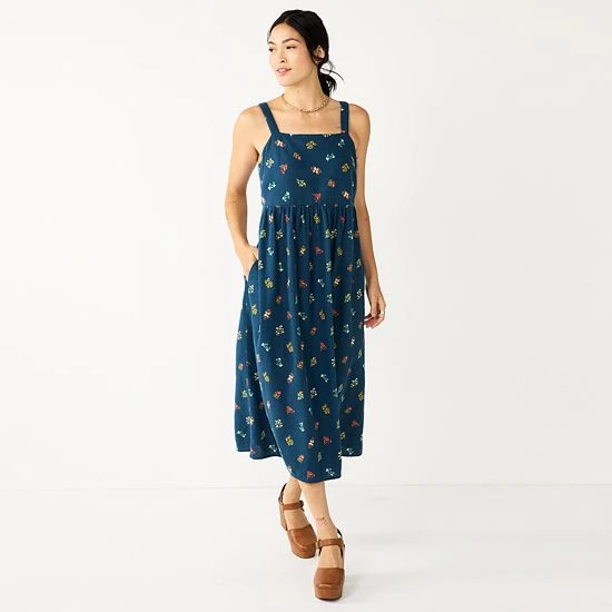 Women's Sonoma Goods For Life® Cami Midi Dress Chambray 13 Women's Sonoma Goods For Life® Cami Midi Dress Chambray - Image 11