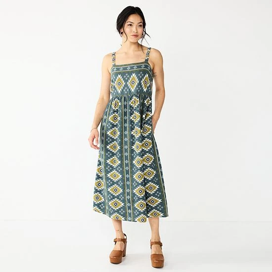 Women's Sonoma Goods For Life® Cami Midi Dress Chambray 14 Women's Sonoma Goods For Life® Cami Midi Dress Chambray - Image 12