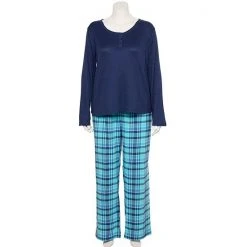 Plus Size Sonoma Goods For Life® Flannel Pajama Pants & Pajama Top Sleep Set Red Buffalo -Sonoma Goods For Life Shop unnamed file 2993