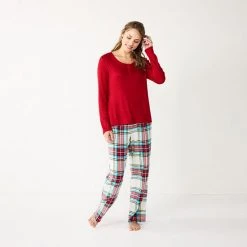 Women's Sonoma Goods For Life® Flannel Pajama Pants & Pajama Top Sleep Set Red Buffalo 24 Women's Sonoma Goods For Life® Flannel Pajama Pants & Pajama Top Sleep Set Red Buffalo -Sonoma Goods For Life Shop unnamed file 303