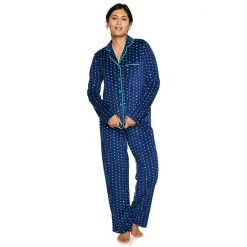 Women's Sonoma Goods For Life® Velour Long Sleeve Pajama Shirt & Pajama Pants Sleep Set Red Embossed Heart -Sonoma Goods For Life Shop unnamed file 3043