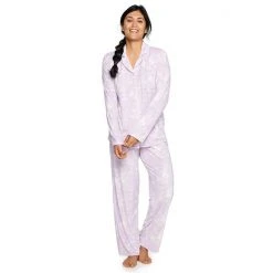 Women's Sonoma Goods For Life® Velour Long Sleeve Pajama Shirt & Pajama Pants Sleep Set Red Embossed Heart -Sonoma Goods For Life Shop unnamed file 3045