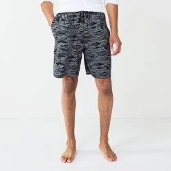 Men's Sonoma Goods For Life® Seriously Soft Pajama Shorts Teal Cube Geo -Sonoma Goods For Life Shop unnamed file 3060