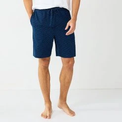 Men's Sonoma Goods For Life® Seriously Soft Pajama Shorts Teal Cube Geo -Sonoma Goods For Life Shop unnamed file 3065