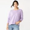 Women's Sonoma Goods For Life® Long Sleeve Pocket Tee Plum Wine -Sonoma Goods For Life Shop unnamed file 3110