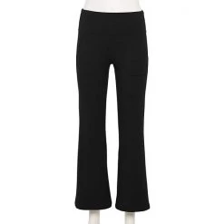 Petite Sonoma Goods For Life® Pocket Flare High-Waisted Leggings Brown -Sonoma Goods For Life Shop unnamed file 3124