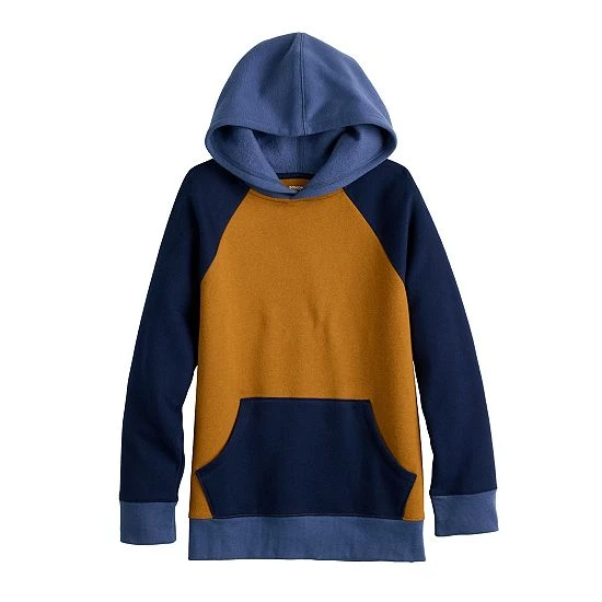 Kids 8-20 Sonoma Goods For Life® Supersoft Colorblock Hoodie In Regular & Husky Gray Heather 3 Kids 8-20 Sonoma Goods For Life® Supersoft Colorblock Hoodie In Regular & Husky Gray Heather