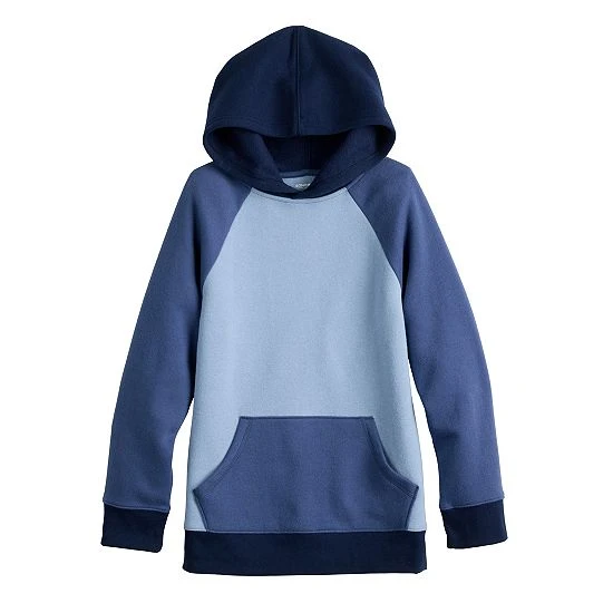 Kids 8-20 Sonoma Goods For Life® Supersoft Colorblock Hoodie In Regular & Husky Gray Heather 8 Kids 8-20 Sonoma Goods For Life® Supersoft Colorblock Hoodie In Regular & Husky Gray Heather - Image 6