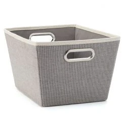 Sonoma Goods For Life® Canvas Storage Tote Charcoal