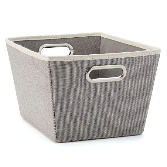 Sonoma Goods For Life® Canvas Storage Tote Charcoal 2 Sonoma Goods For Life® Canvas Storage Tote Charcoal
