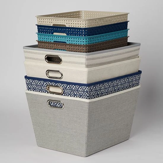 Sonoma Goods For Life® Canvas Storage Tote Charcoal 7 Sonoma Goods For Life® Canvas Storage Tote Charcoal - Image 6