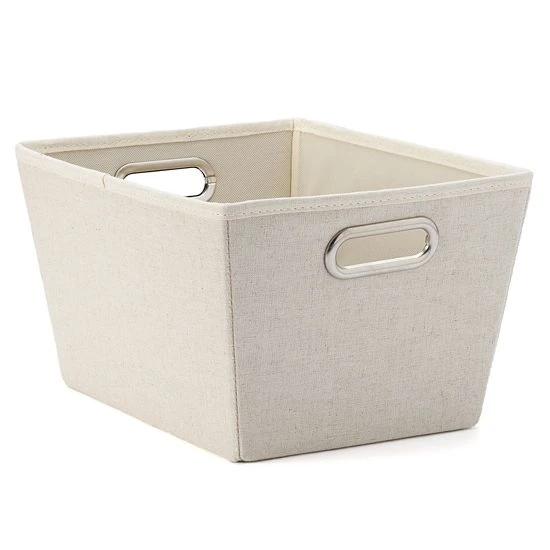 Sonoma Goods For Life® Canvas Storage Tote Charcoal 9 Sonoma Goods For Life® Canvas Storage Tote Charcoal - Image 8