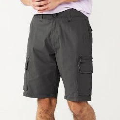 Men's Sonoma Goods For Life® 10-Inch Flexwear Ripstop Cargo Shorts Black -Sonoma Goods For Life Shop unnamed file 3187