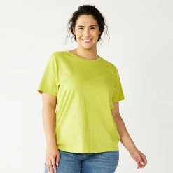 Plus Size Sonoma Goods For Life® Everyday Crewneck Tee Apricot Harvest -Sonoma Goods For Life Shop unnamed file 3255