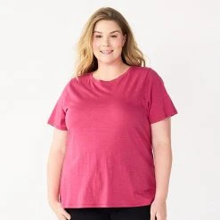 Plus Size Sonoma Goods For Life® Everyday Crewneck Tee Apricot Harvest -Sonoma Goods For Life Shop unnamed file 3256