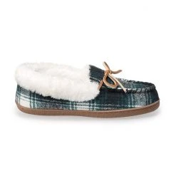 Women's Sonoma Goods For Life® Plaid Felt Moccasins Dark Pink Ivory Plaid -Sonoma Goods For Life Shop unnamed file 3275