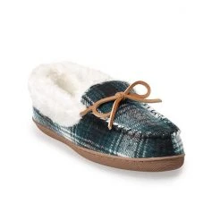 Women's Sonoma Goods For Life® Plaid Felt Moccasins Dark Pink Ivory Plaid -Sonoma Goods For Life Shop unnamed file 3276