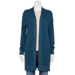 Petite Sonoma Goods For Life® Favorite Long Sleeve Cardigan Black -Sonoma Goods For Life Shop unnamed file 3381