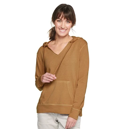 Women's Sonoma Goods For Life® Supersoft Splitneck Hoodie Cream 11 Women's Sonoma Goods For Life® Supersoft Splitneck Hoodie Cream - Image 9