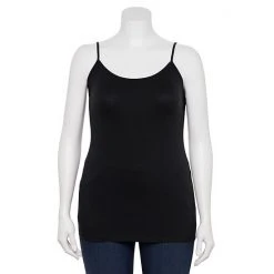 Plus Size Sonoma Goods For Life® Spaghetti Strap Cami Peach