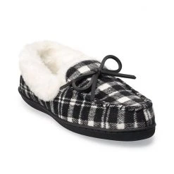 Women's Sonoma Goods For Life® Plaid Felt Moccasin Red Black Plaid -Sonoma Goods For Life Shop unnamed file 3472