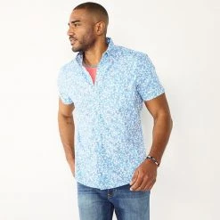 Men's Sonoma Goods For Life® Short Sleeve Perfect Length Button-Down Shirt Olive Waves 25 Men's Sonoma Goods For Life® Short Sleeve Perfect Length Button-Down Shirt Olive Waves -Sonoma Goods For Life Shop unnamed file 3486