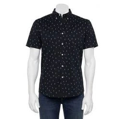 Men's Sonoma Goods For Life® Short Sleeve Perfect Length Button-Down Shirt Olive Waves 26 Men's Sonoma Goods For Life® Short Sleeve Perfect Length Button-Down Shirt Olive Waves -Sonoma Goods For Life Shop unnamed file 3487