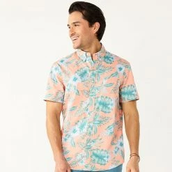 Men's Sonoma Goods For Life® Short Sleeve Perfect Length Button-Down Shirt Olive Waves 32 Men's Sonoma Goods For Life® Short Sleeve Perfect Length Button-Down Shirt Olive Waves -Sonoma Goods For Life Shop unnamed file 3493