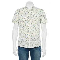 Men's Sonoma Goods For Life® Short Sleeve Perfect Length Button-Down Shirt Olive Waves 36 Men's Sonoma Goods For Life® Short Sleeve Perfect Length Button-Down Shirt Olive Waves -Sonoma Goods For Life Shop unnamed file 3497