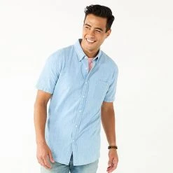 Men's Sonoma Goods For Life® Short Sleeve Perfect Length Button-Down Shirt Olive Waves 40 Men's Sonoma Goods For Life® Short Sleeve Perfect Length Button-Down Shirt Olive Waves -Sonoma Goods For Life Shop unnamed file 3501