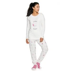 Petite Sonoma Goods For Life® 3-pc. Pajama Top, Pajama Pants & Socks Set Navy Day Dreams -Sonoma Goods For Life Shop unnamed file 3534