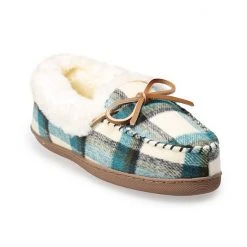 Women's Sonoma Goods For Life® Ivory Plaid Moccasins Teal Ivory Plaid -Sonoma Goods For Life Shop unnamed file 3599