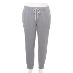 Plus Size Sonoma Goods For Life® Fleece Jogger Sweatpants Heather Gray -Sonoma Goods For Life Shop unnamed file 3634