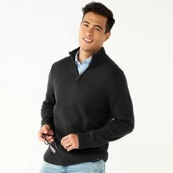 Men's Sonoma Goods For Life® Quarter-Zip Sweater Black 22 Men's Sonoma Goods For Life® Quarter-Zip Sweater Black -Sonoma Goods For Life Shop unnamed file 371