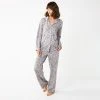 Women's Sonoma Goods For Life® Velour Pajama Shirt & Pajama Pants Sleep Set Black Leopard -Sonoma Goods For Life Shop unnamed file 3756