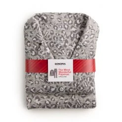 Women's Sonoma Goods For Life® Velour Pajama Shirt & Pajama Pants Sleep Set Black Leopard -Sonoma Goods For Life Shop unnamed file 3760