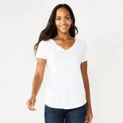 Women's Sonoma Goods For Life® Essential V-Neck Tee Patchwork Print -Sonoma Goods For Life Shop unnamed file 3799