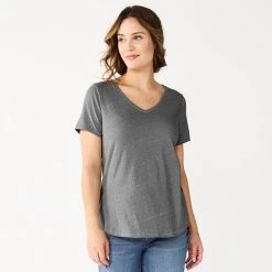 Women's Sonoma Goods For Life® Essential V-Neck Tee Patchwork Print -Sonoma Goods For Life Shop unnamed file 3800