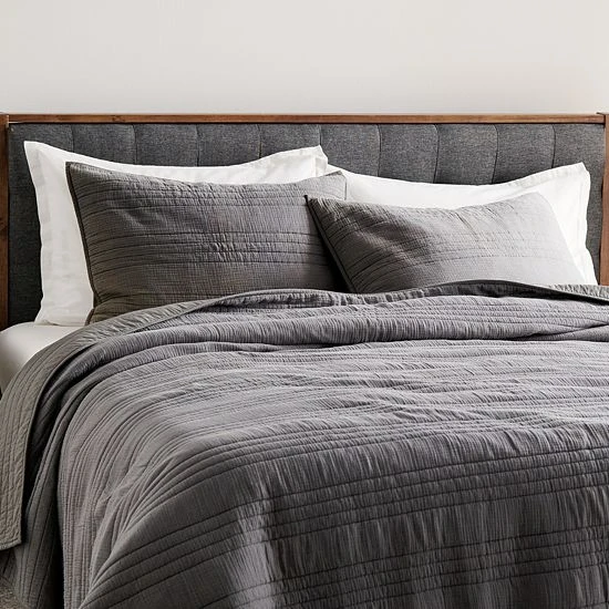 Sonoma Goods For Life® New Traditions Solid Gauze Quilt Or Sham White 4 Sonoma Goods For Life® New Traditions Solid Gauze Quilt Or Sham White - Image 2