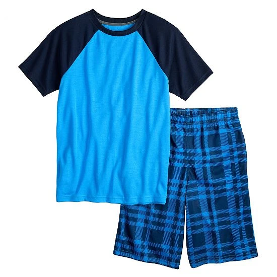 Boys 5-16 Sonoma Goods For Life® Top & Shorts Pajama Set Blue Wildlife 5 Boys 5-16 Sonoma Goods For Life® Top & Shorts Pajama Set Blue Wildlife - Image 3