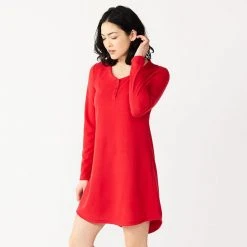 Women's Sonoma Goods For Life® Knit Henley Long Sleeve Sleepshirt Medium Charcoal 12 Women's Sonoma Goods For Life® Knit Henley Long Sleeve Sleepshirt Medium Charcoal -Sonoma Goods For Life Shop unnamed file 3948